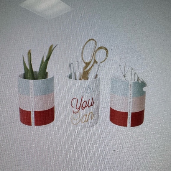 XO, Sienna Yes You Can Desk Vases Set of 3 - Picture 4 of 5